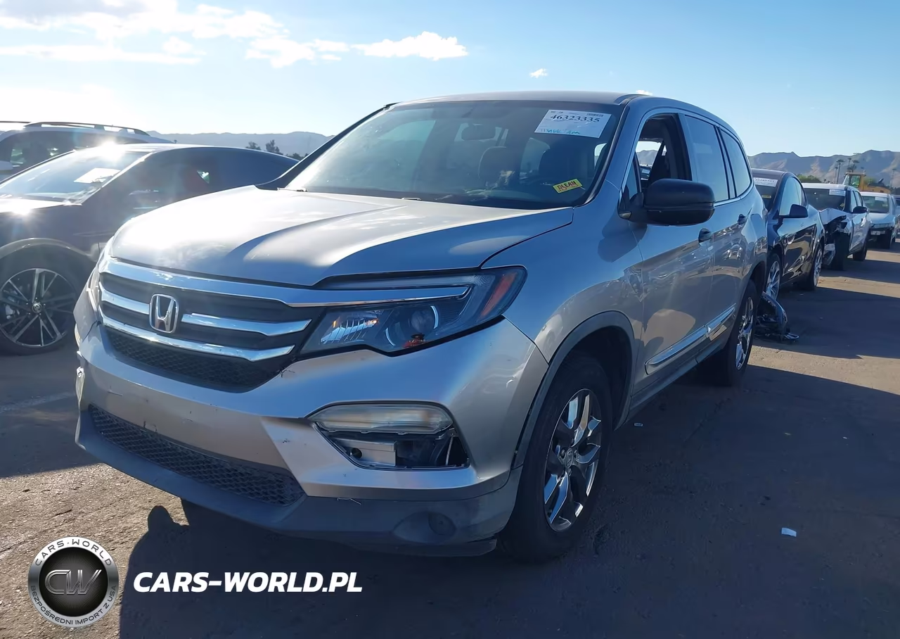 2016 Honda Pilot Lx VIN:5FNYF6H15GB078237 - 2