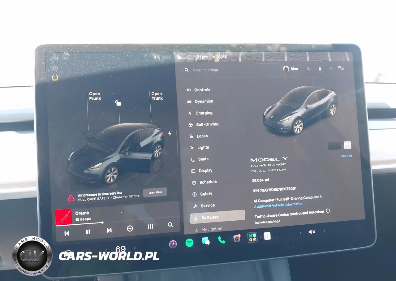 2024 Tesla Model Y Long Range Dual Motor All-Wheel Drive VIN:7SAYGDEE7RF075001 - 7