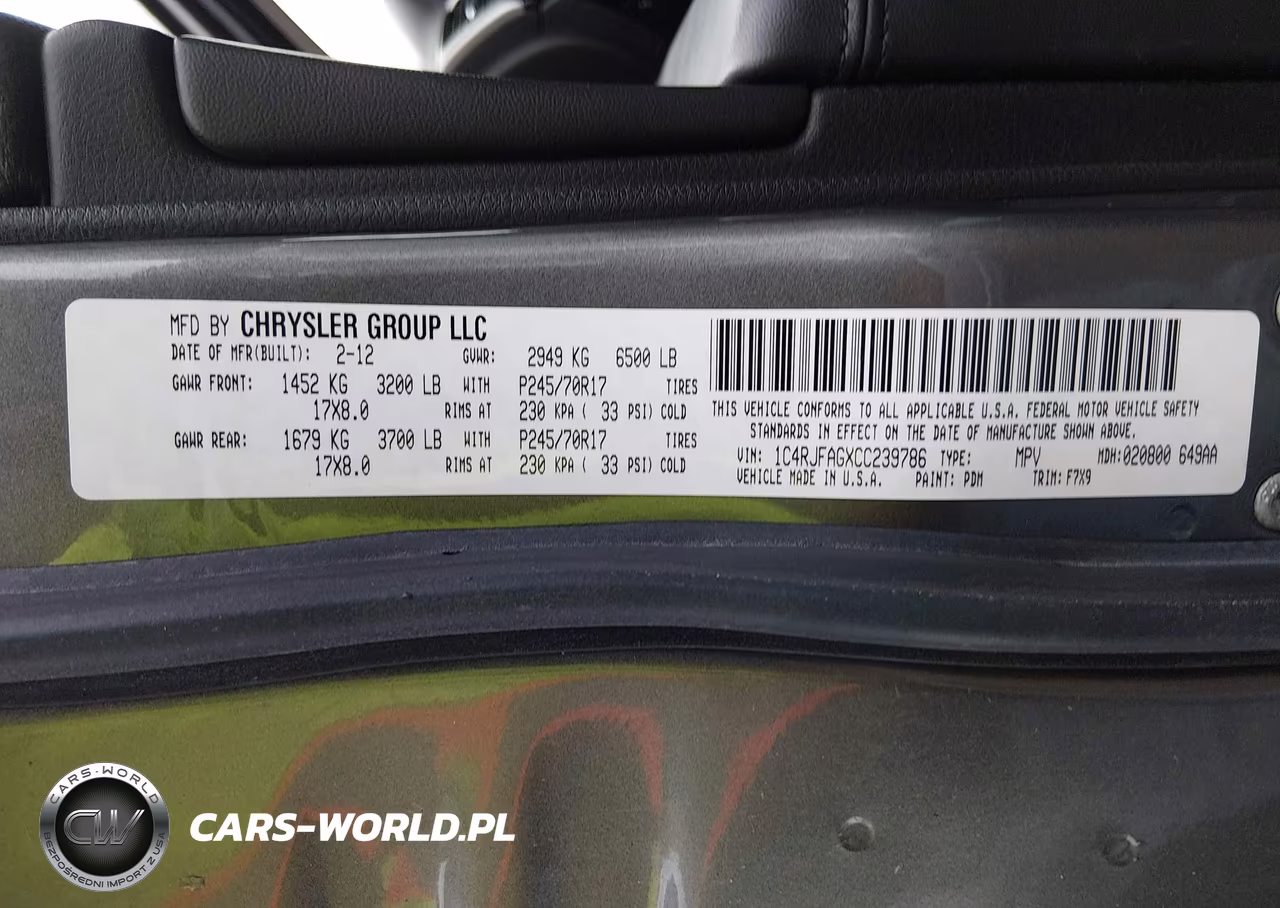 2012 Jeep Grand Cherokee Laredo VIN:1C4RJFAGXCC239786 - 9