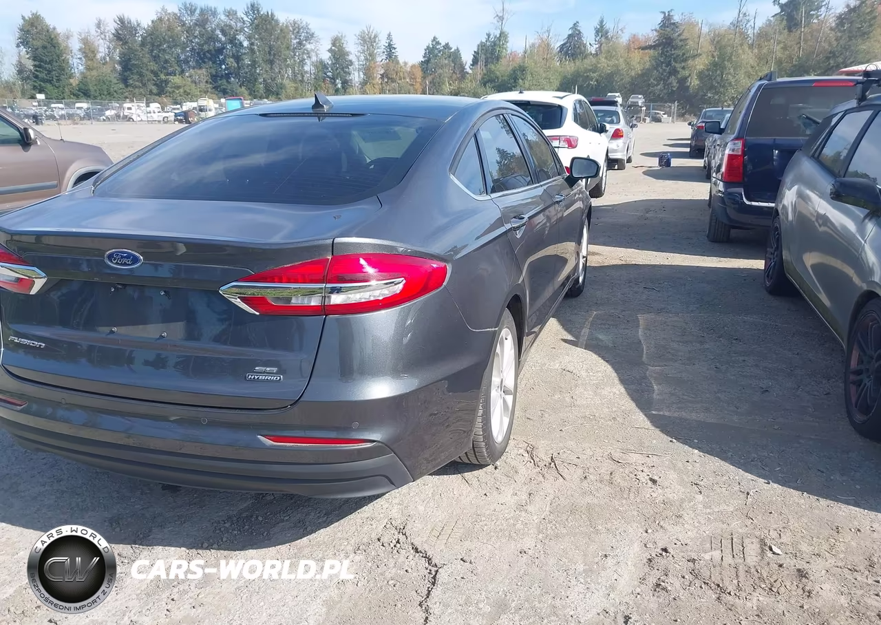 2020 Ford Fusion Hybrid Se VIN:3FA6P0LU9LR230537 - 4