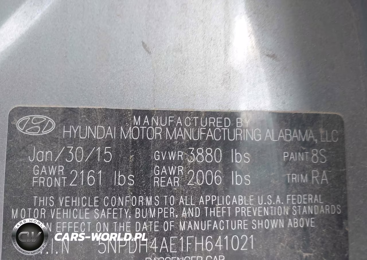 2015 Hyundai Elantra Se VIN:5NPDH4AE1FH641021 - 9