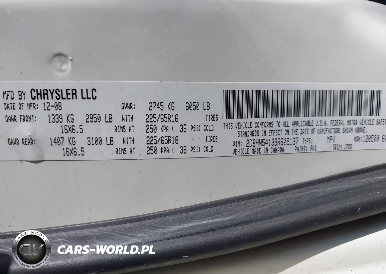 2009 Dodge Grand Caravan Sxt VIN:2D8HN54139R605137 - 9