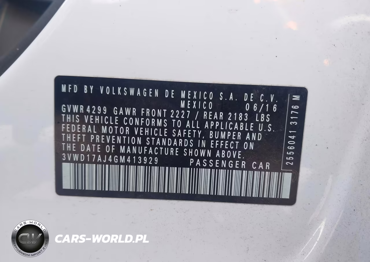 2016 Volkswagen Jetta 1.8T Sport VIN:3VWD17AJ4GM413929 - 9