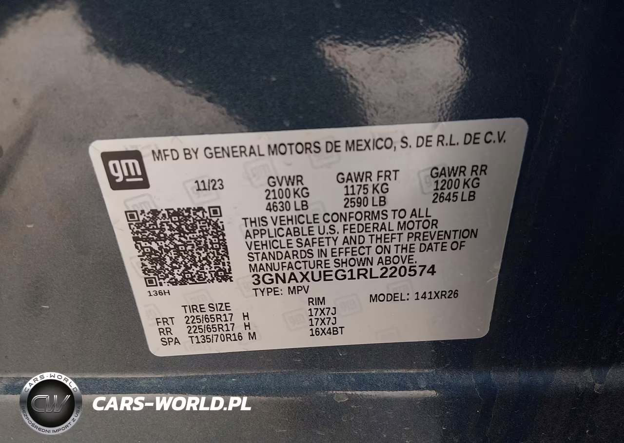 2024 Chevrolet Equinox Awd Lt VIN:3GNAXUEG1RL220574 - 9