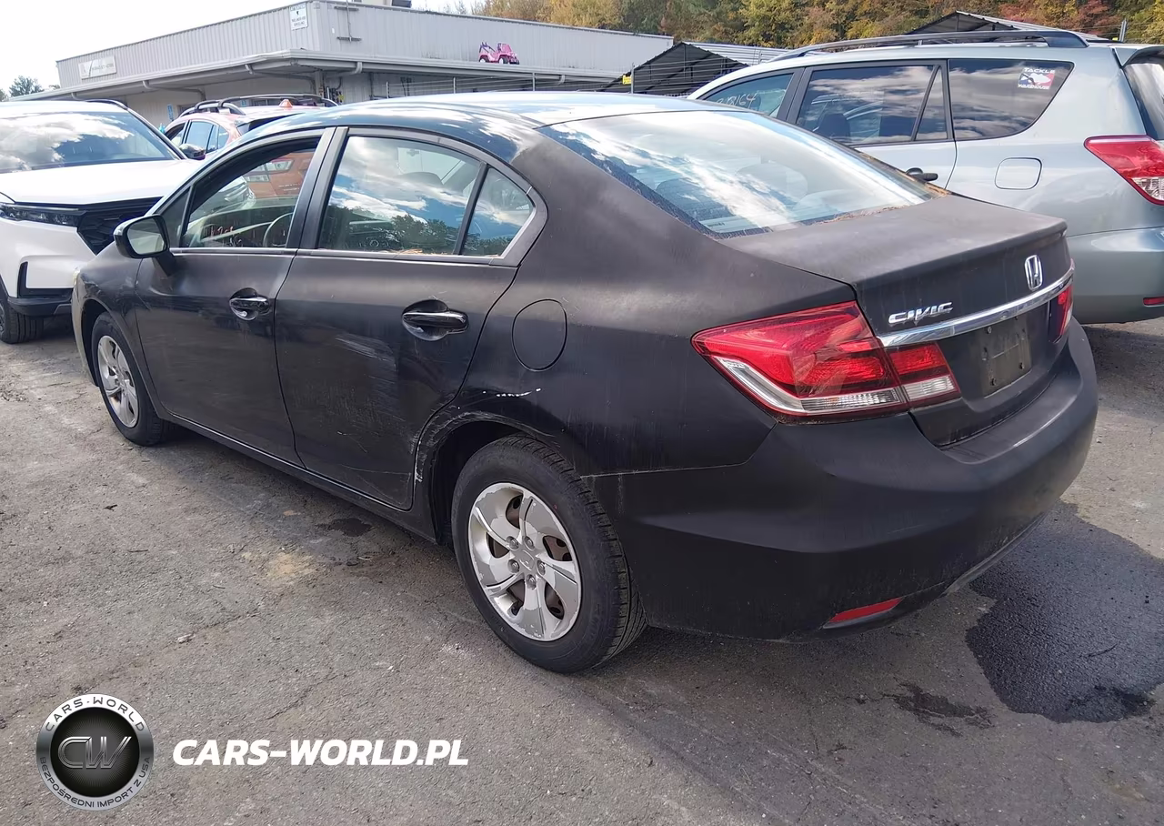 2014 Honda Civic Lx VIN:2HGFB2F55EH517477 - 3