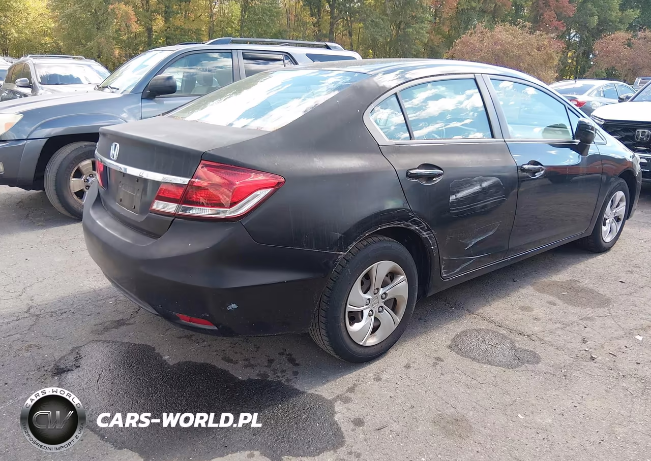 2014 Honda Civic Lx VIN:2HGFB2F55EH517477 - 4