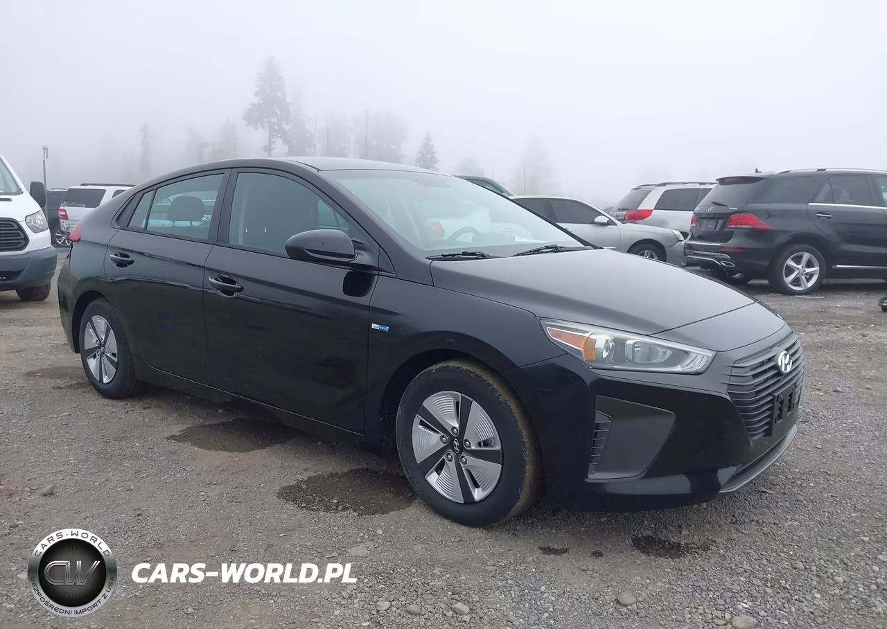 2018 Hyundai Ioniq Hybrid Blue VIN:KMHC65LC9JU075767 - 1
