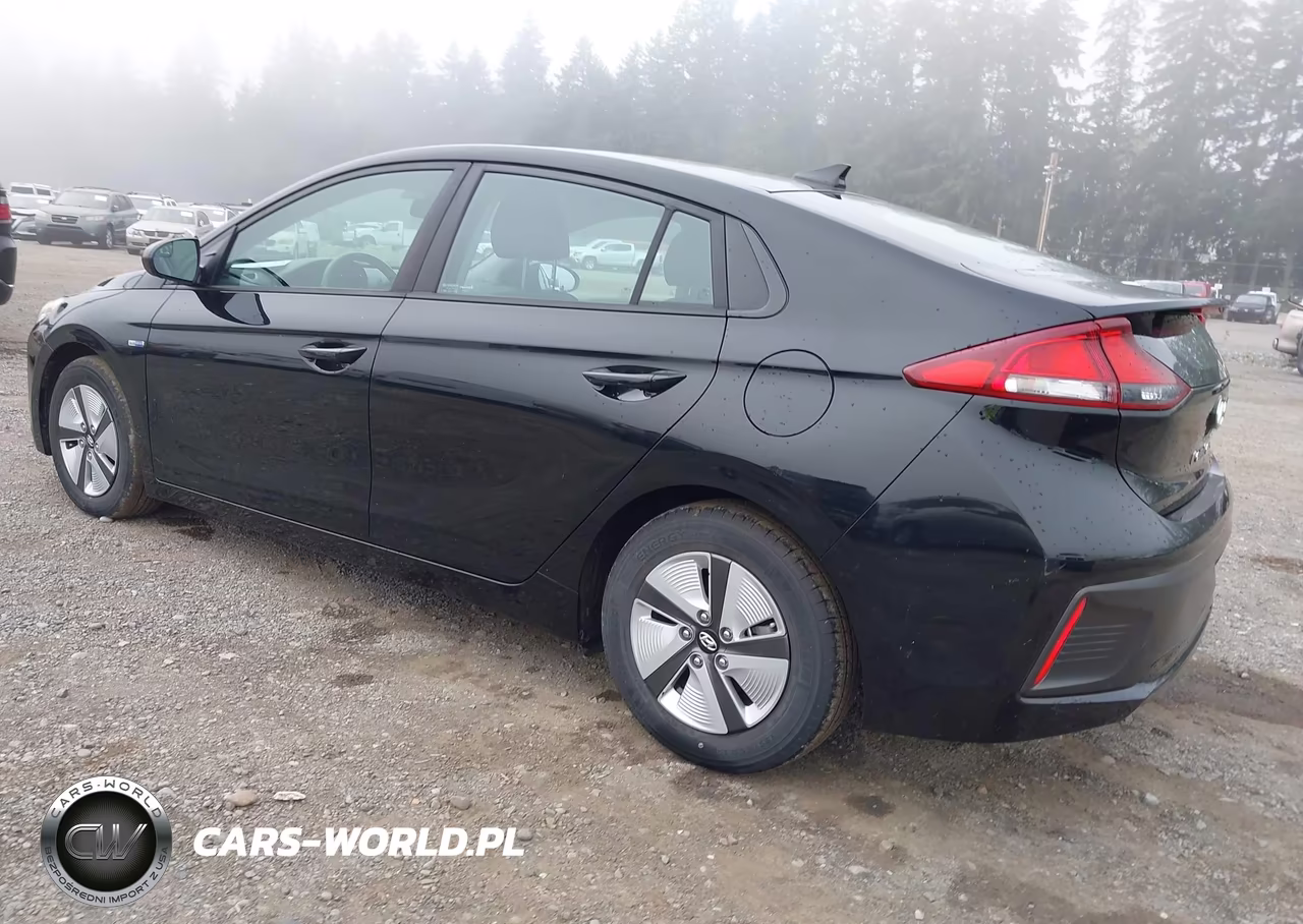 2018 Hyundai Ioniq Hybrid Blue VIN:KMHC65LC9JU075767 - 3