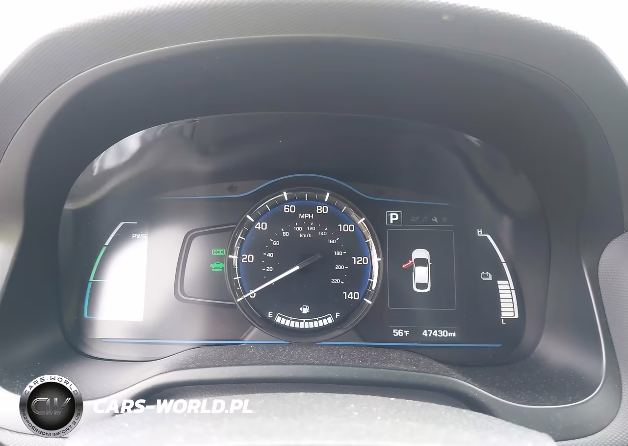 2018 Hyundai Ioniq Hybrid Blue VIN:KMHC65LC9JU075767 - 7