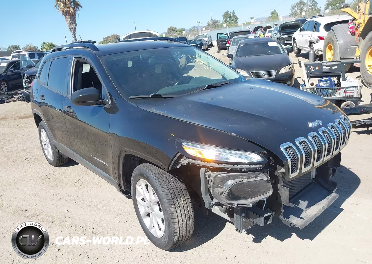 2017 Jeep Cherokee Sport Fwd VIN:1C4PJLAB5HW547612 - 1