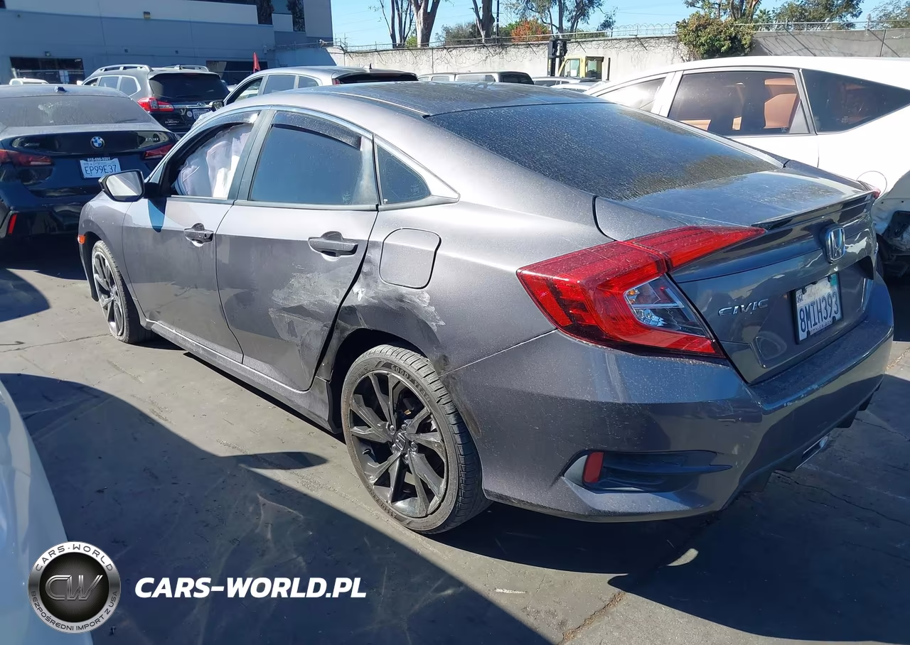 2019 Honda Civic Sport VIN:19XFC2F81KE046327 - 3