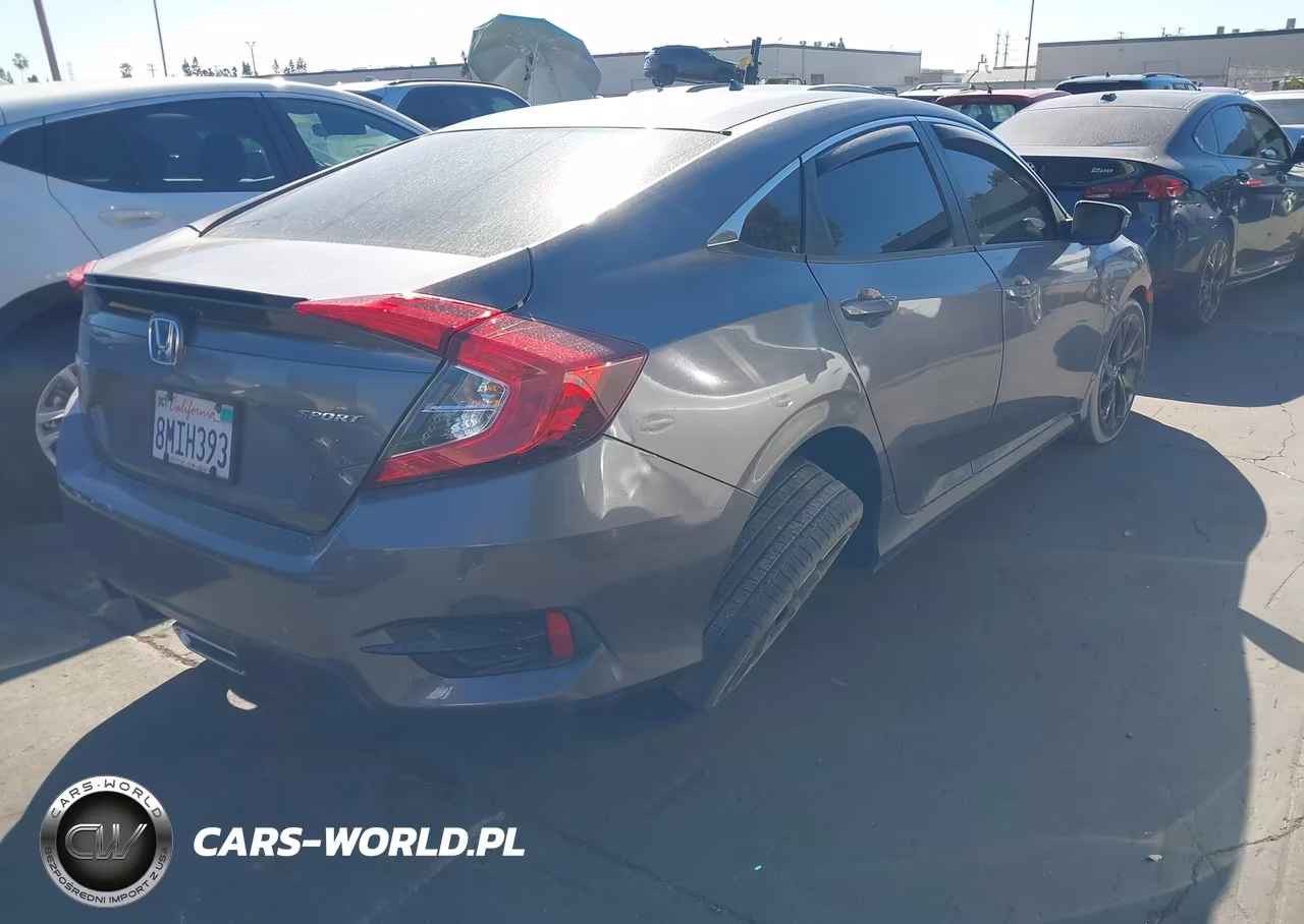 2019 Honda Civic Sport VIN:19XFC2F81KE046327 - 4