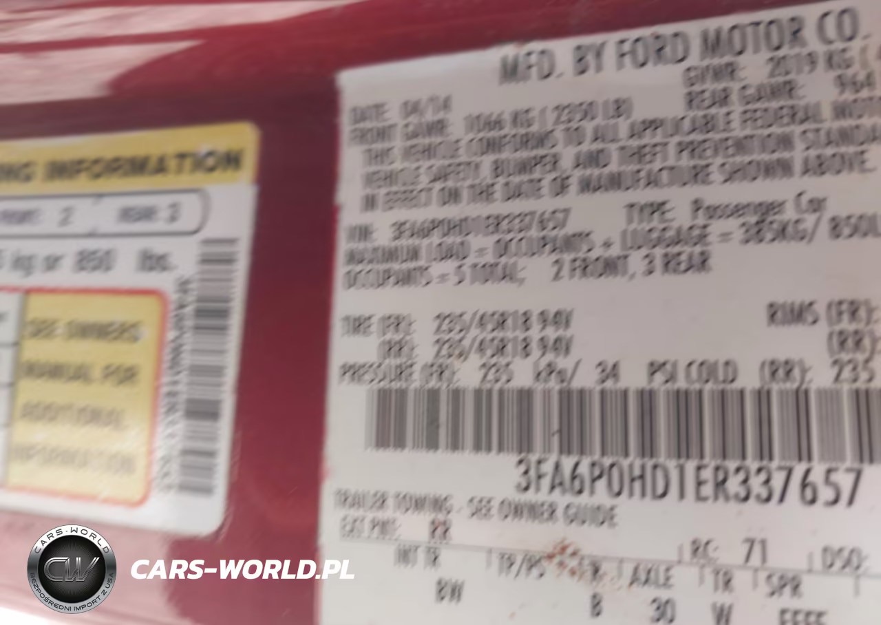 2014 Ford Fusion Se VIN:3FA6P0HD1ER337657 - 9