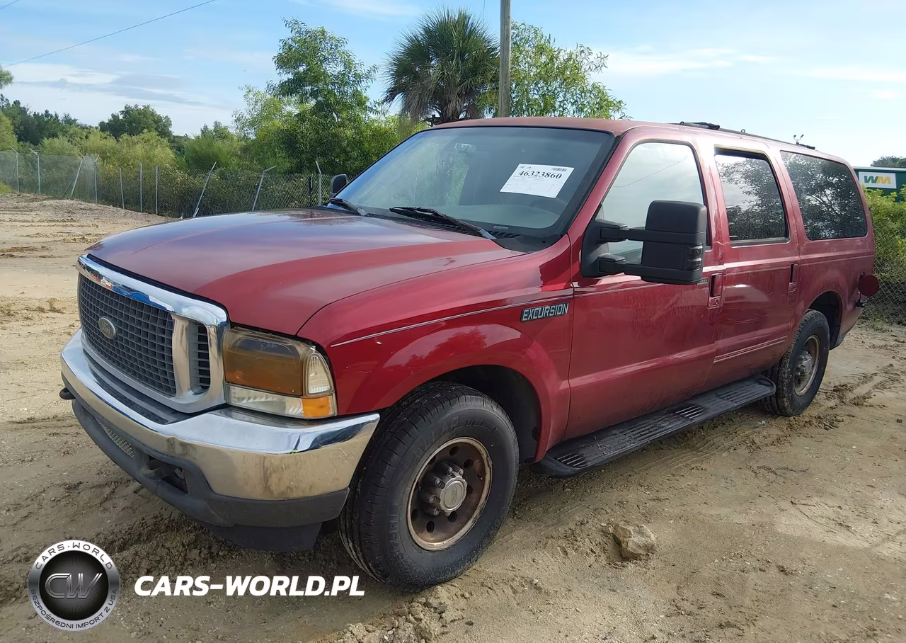 2002 Ford Excursion Xlt VIN:1FMNU41S02EA97722 - 2