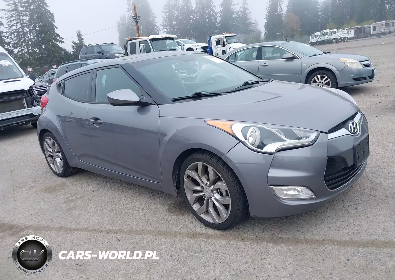 2015 Hyundai Veloster VIN:KMHTC6ADXFU242963 - 1