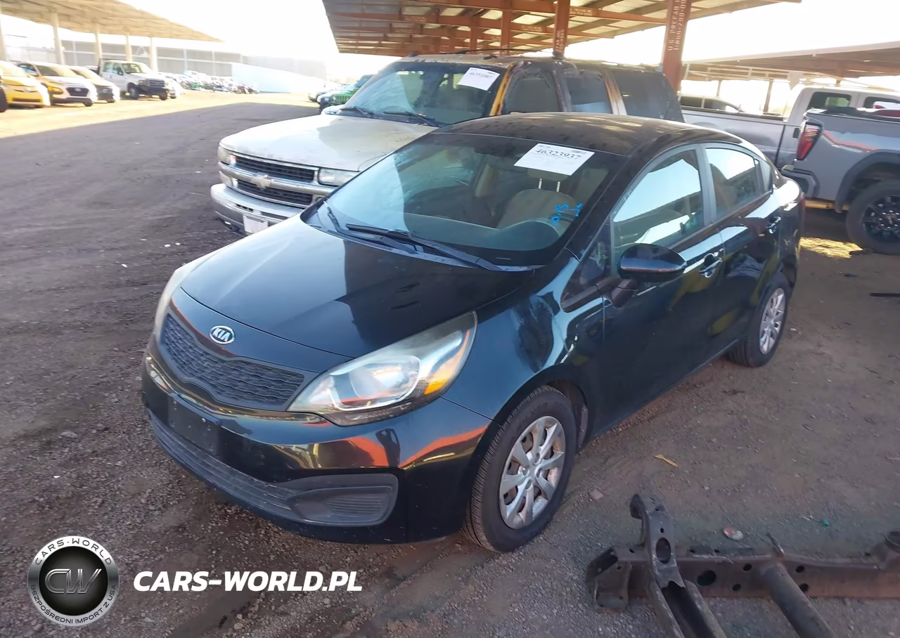 2012 Kia Rio Lx VIN:KNADM4A39C6088146 - 2