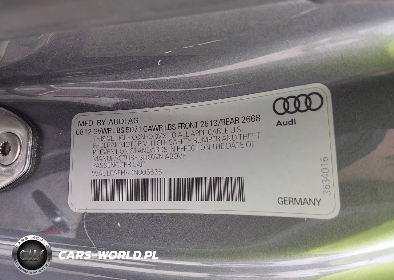 2013 Audi A5 2.0T Premium VIN:WAULFAFH5DN005635 - 9