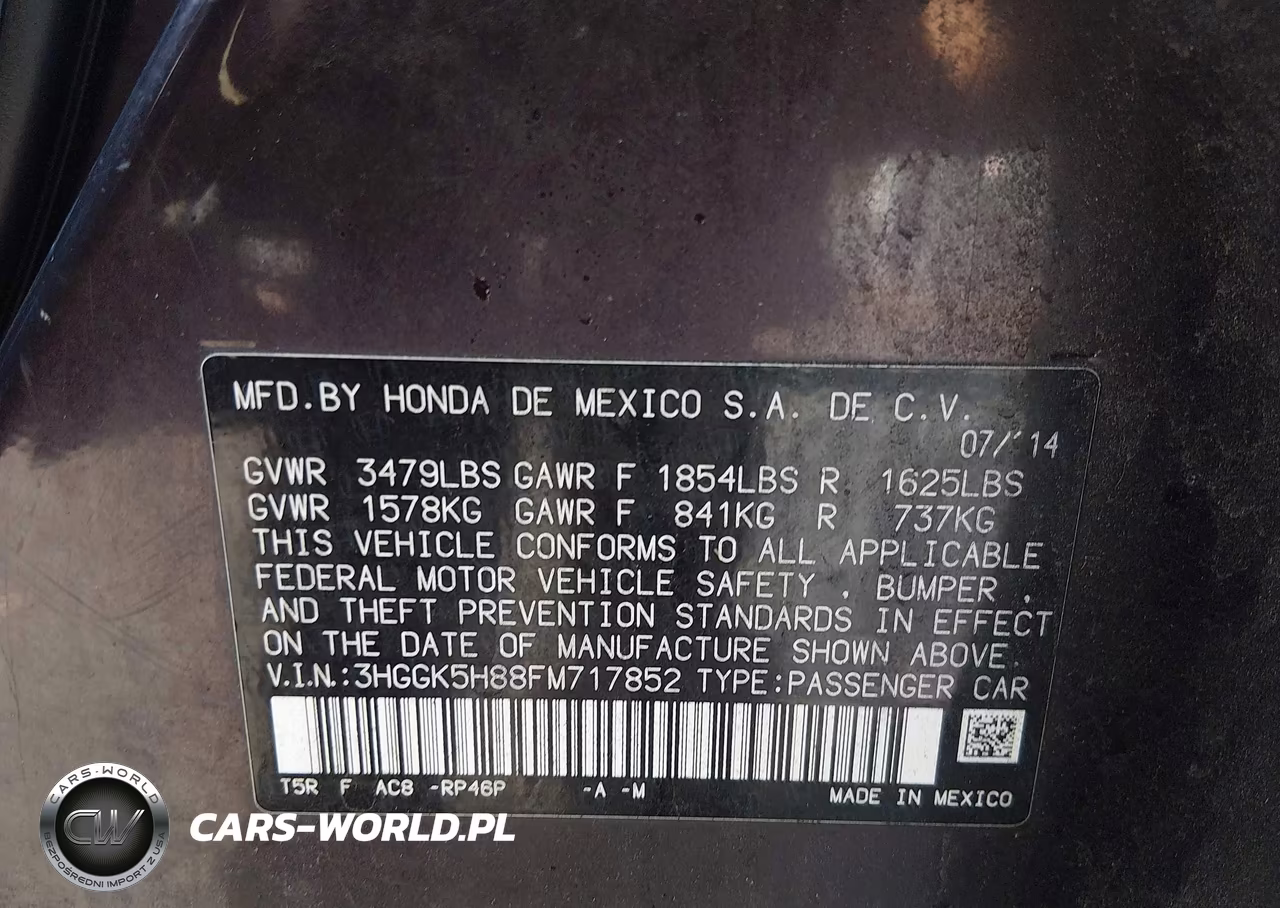 2015 Honda Fit Ex-Ex-L VIN:3HGGK5H88FM717852 - 9
