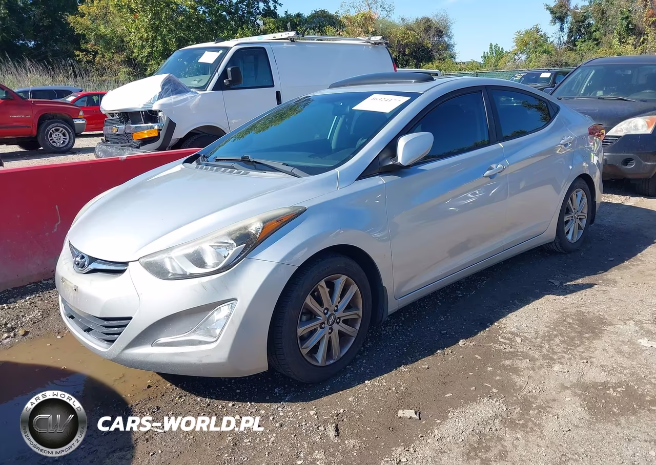 2014 Hyundai Elantra Se VIN:5NPDH4AE3EH519274 - 2