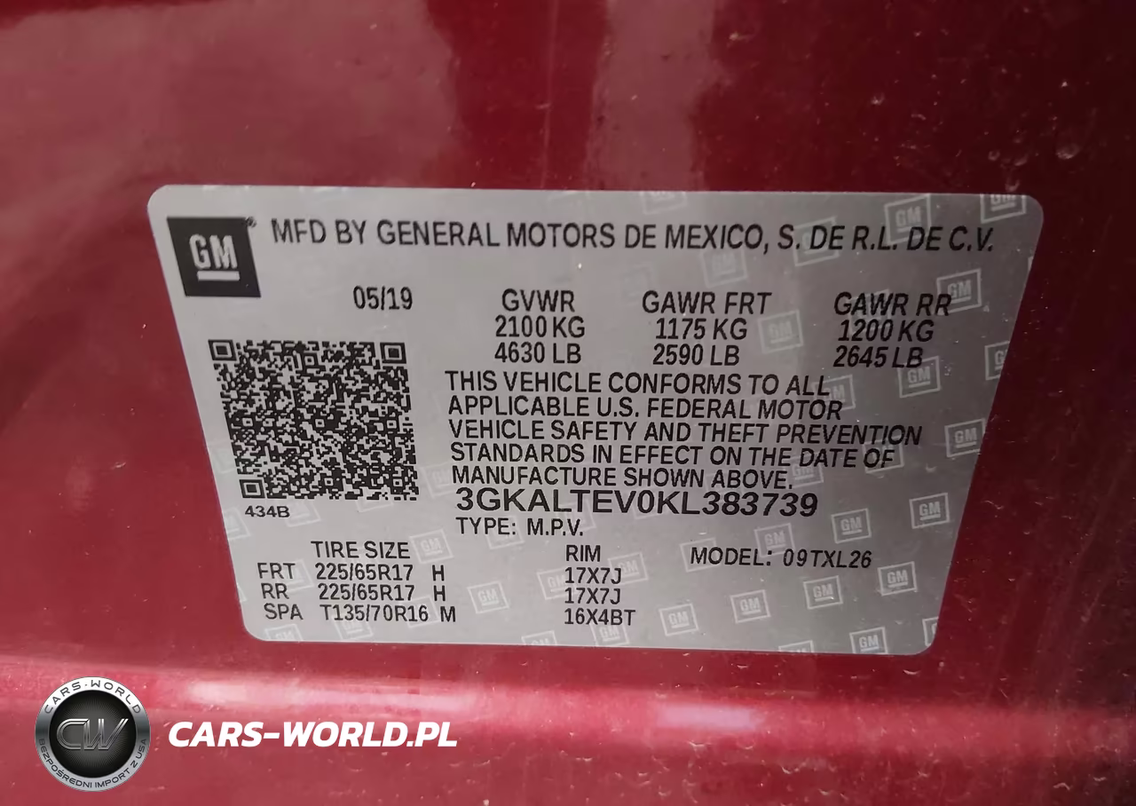 2019 GMC Terrain Sle VIN:3GKALTEV0KL383739 - 9