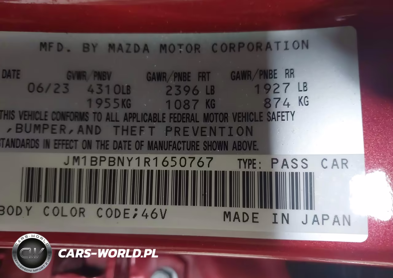 2024 Mazda Mazda3 2.5 Turbo Premium Plus VIN:JM1BPBNY1R1650767 - 9