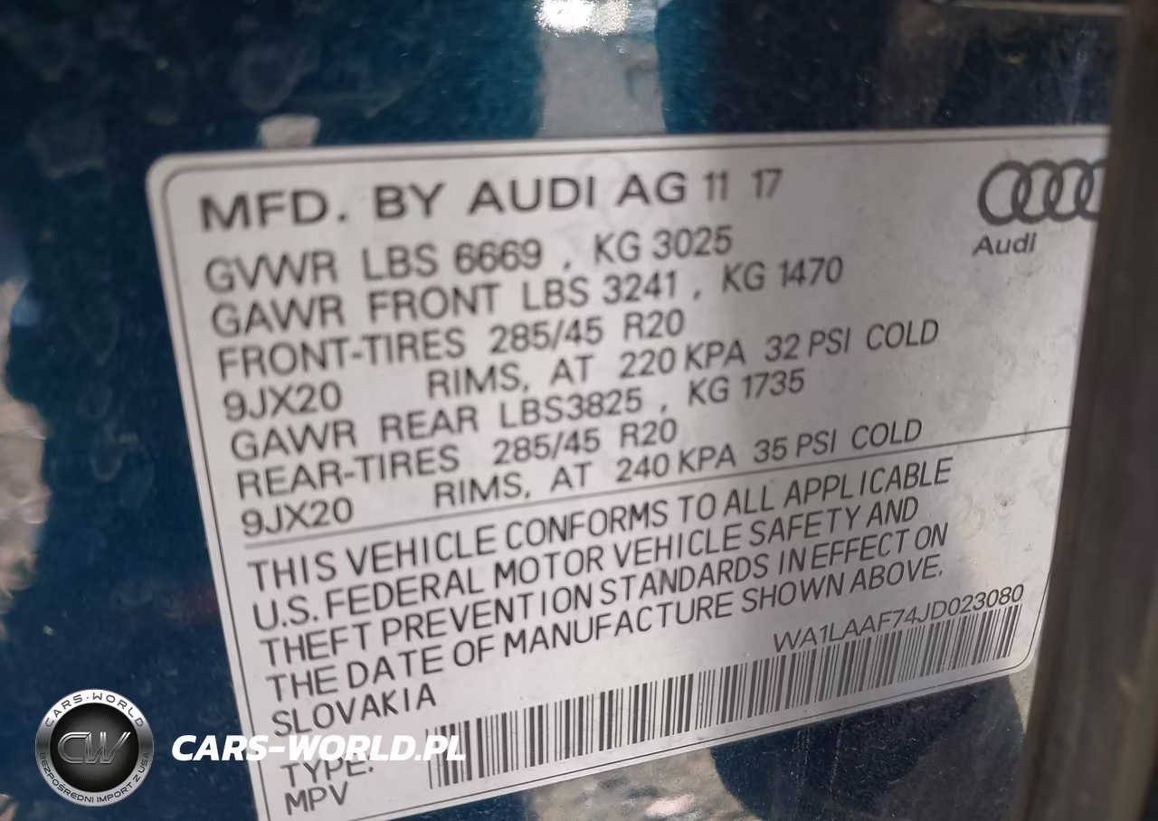2018 Audi Q7 3.0T Premium VIN:WA1LAAF74JD023080 - 9