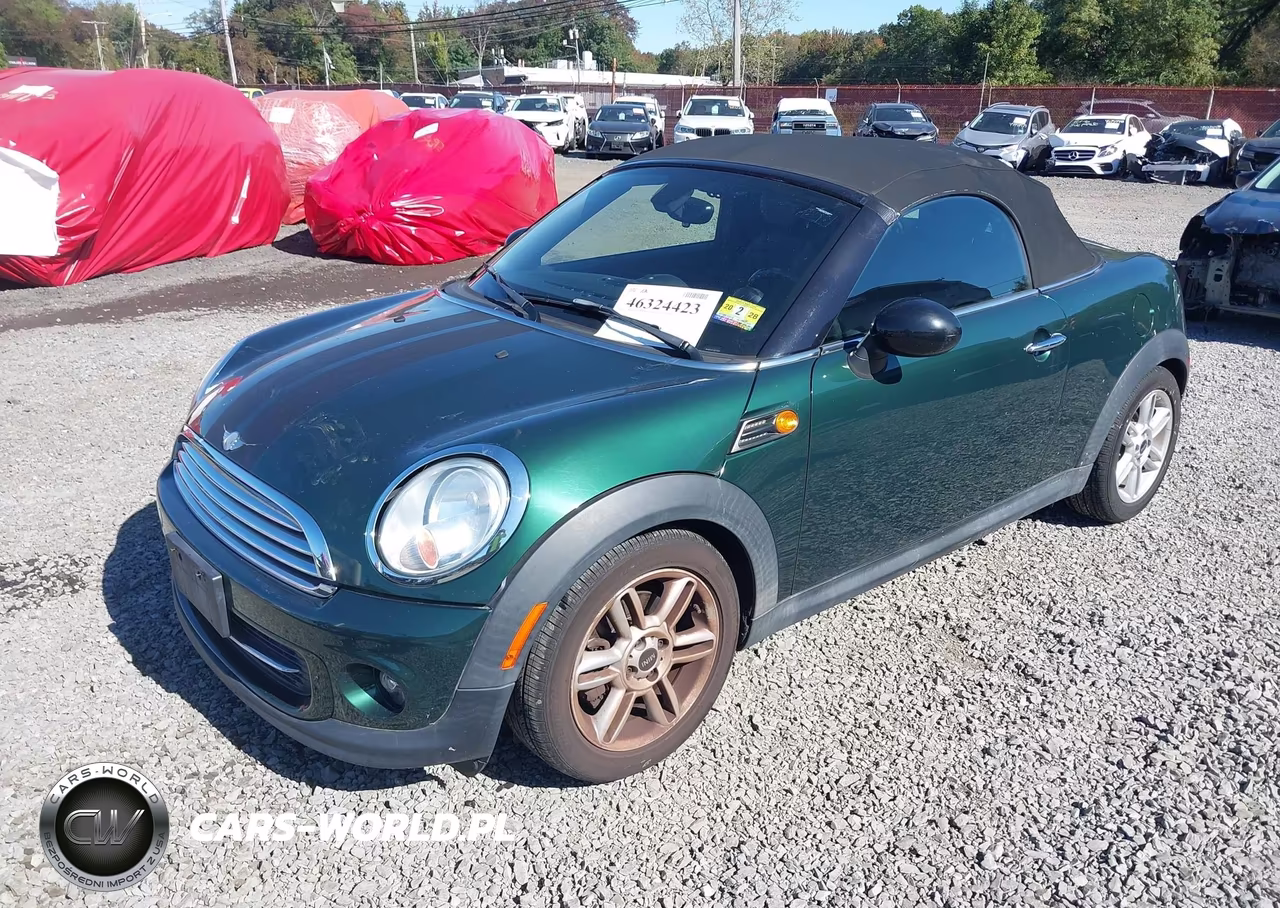 2013 Mini Roadster Cooper VIN:WMWSY1C53DT429326 - 2