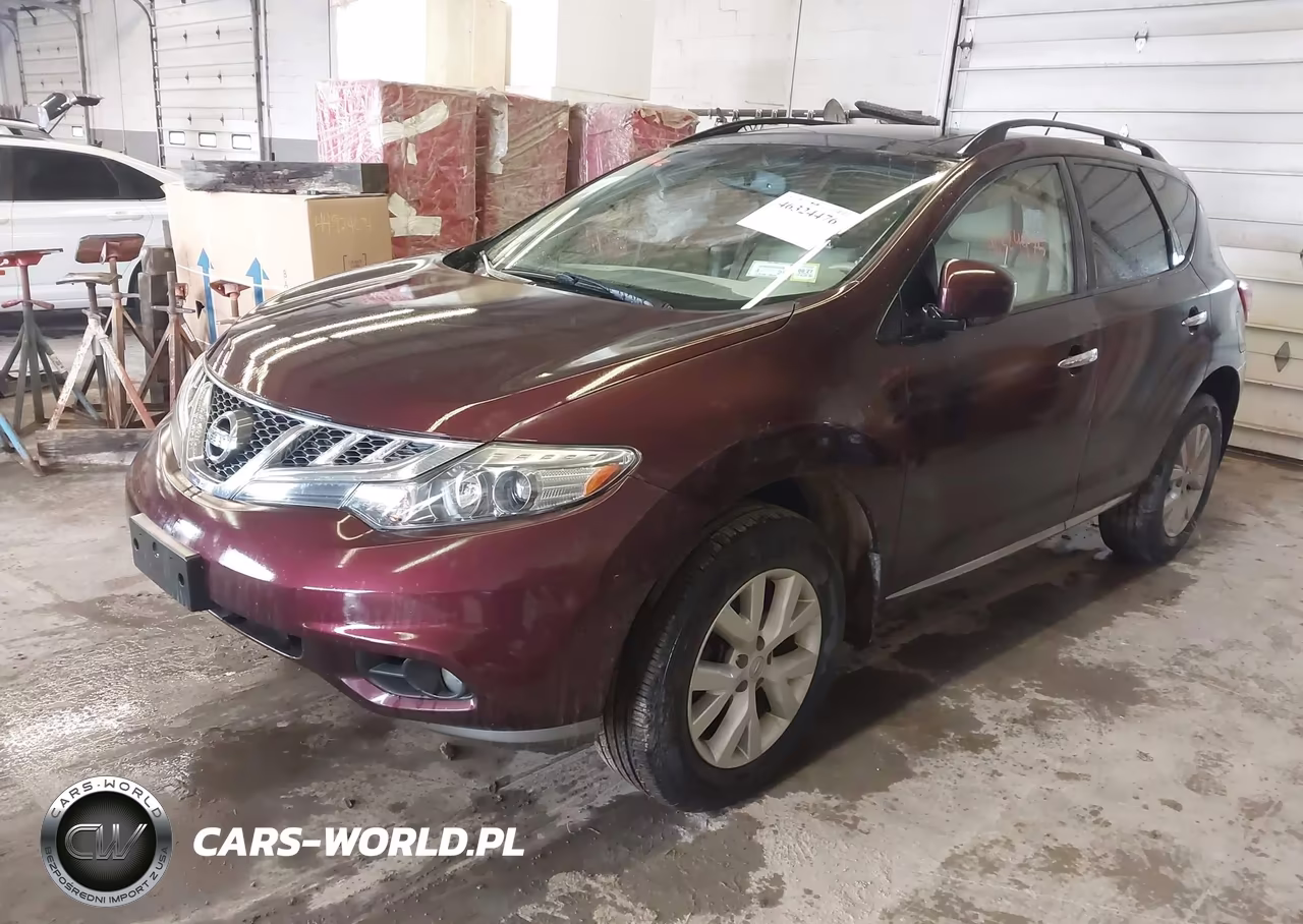 2014 Nissan Murano Sl VIN:JN8AZ1MWXEW523646 - 2