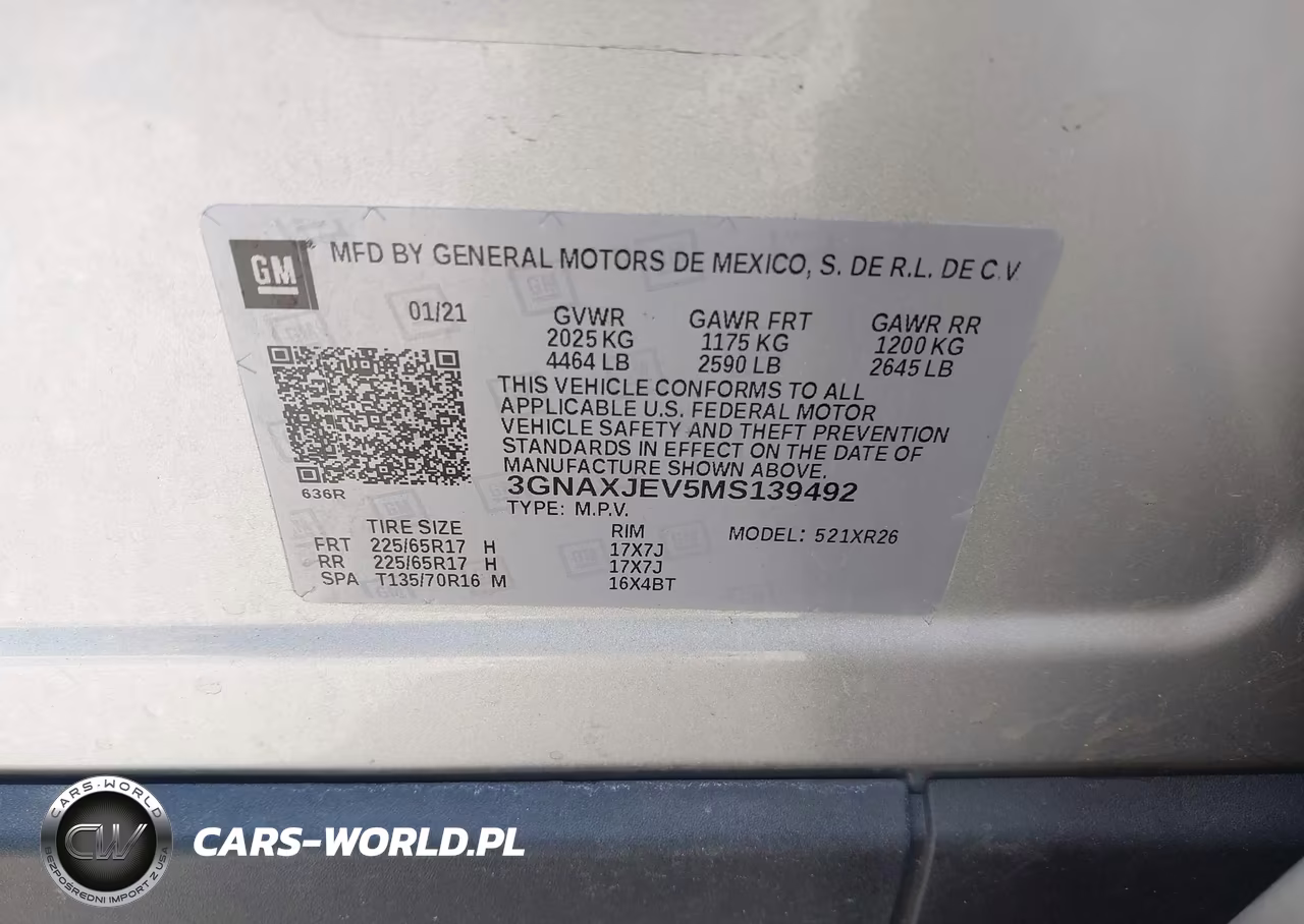 2021 Chevrolet Equinox Lt VIN:3GNAXJEV5MS139492 - 9