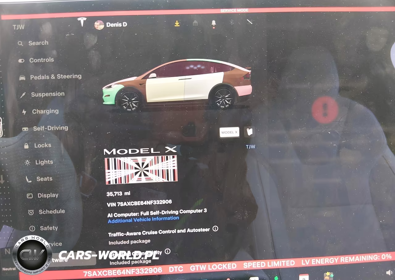 2022 Tesla Model X Plaid Tri Motor All-Wheel Drive VIN:7SAXCBE64NF332906 - 7