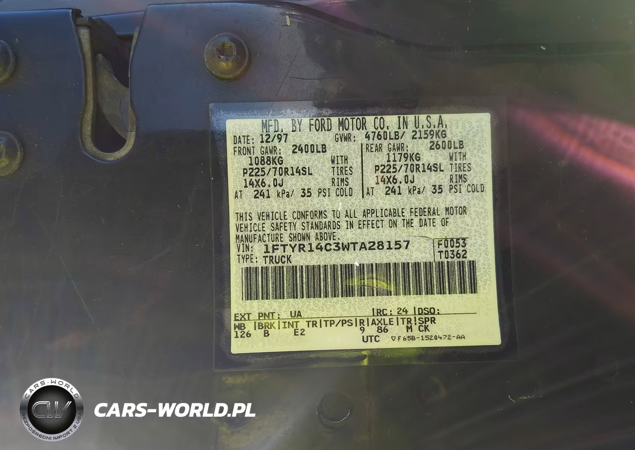 1998 Ford Ranger Xl-Xlt VIN:1FTYR14C3WTA28157 - 9