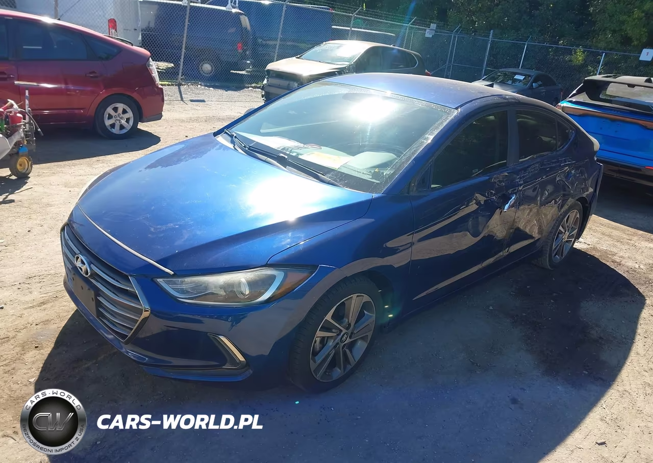 2017 Hyundai Elantra Limited VIN:5NPD84LF4HH061867 - 2