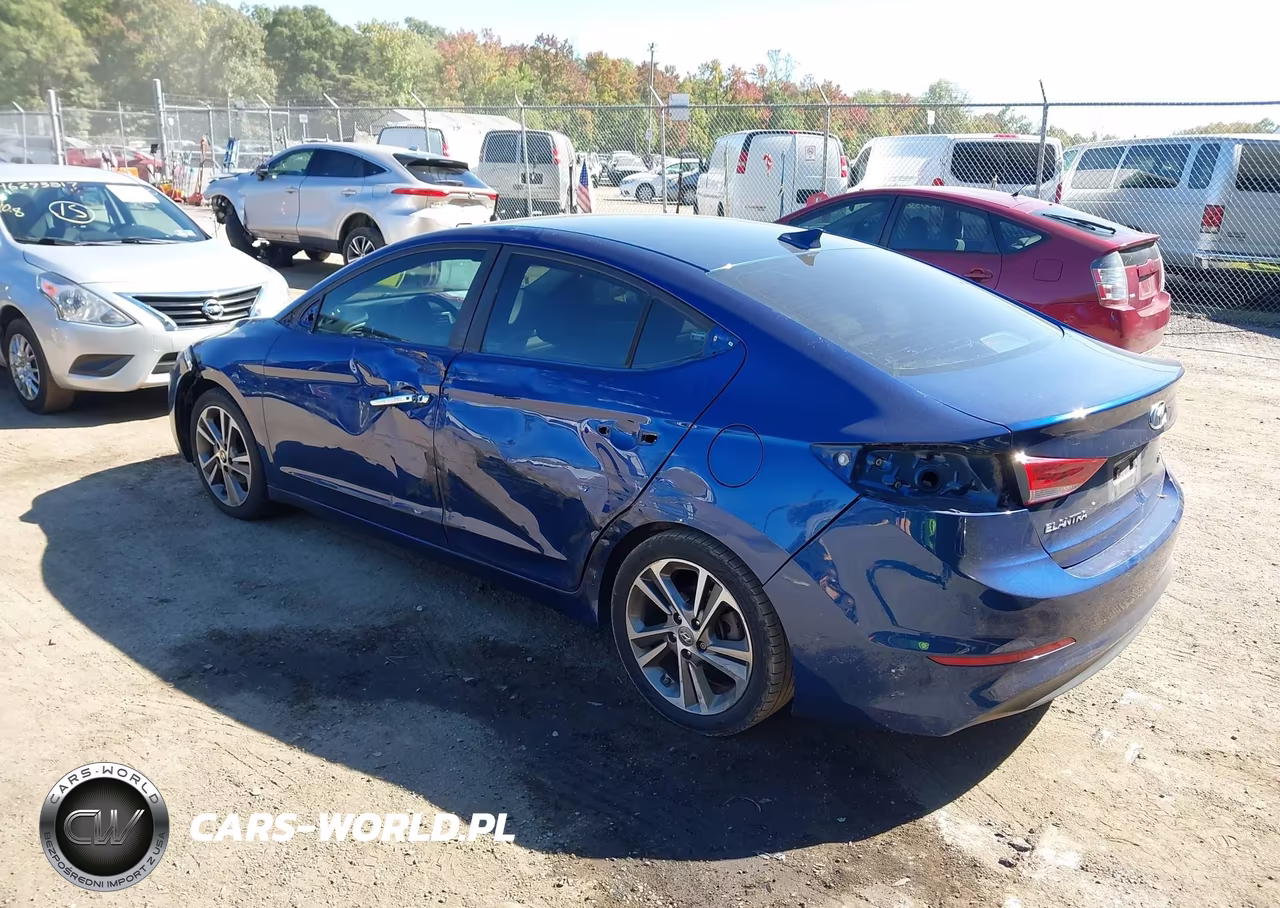 2017 Hyundai Elantra Limited VIN:5NPD84LF4HH061867 - 3
