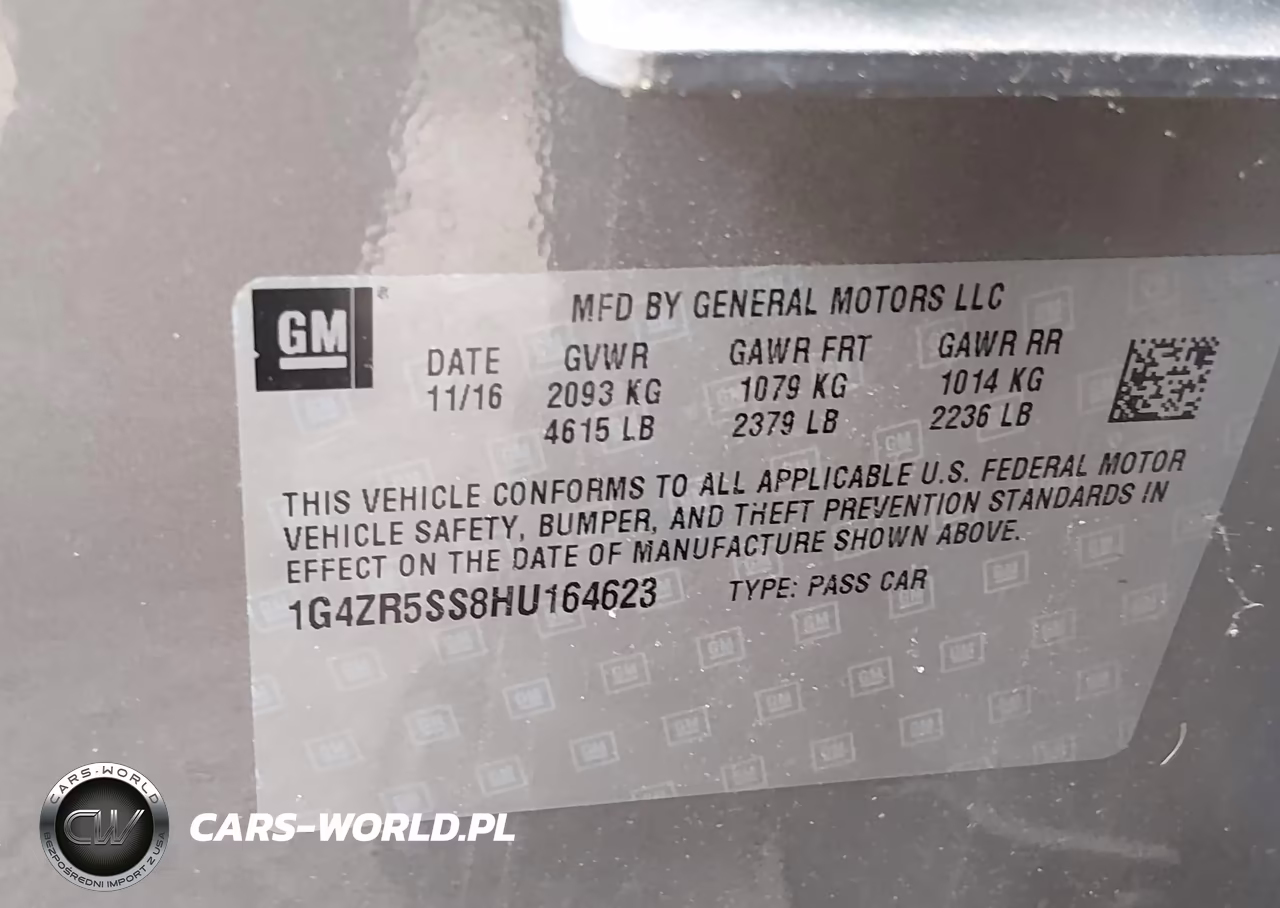 2017 Buick Lacrosse Premium VIN:1G4ZR5SS8HU164623 - 9