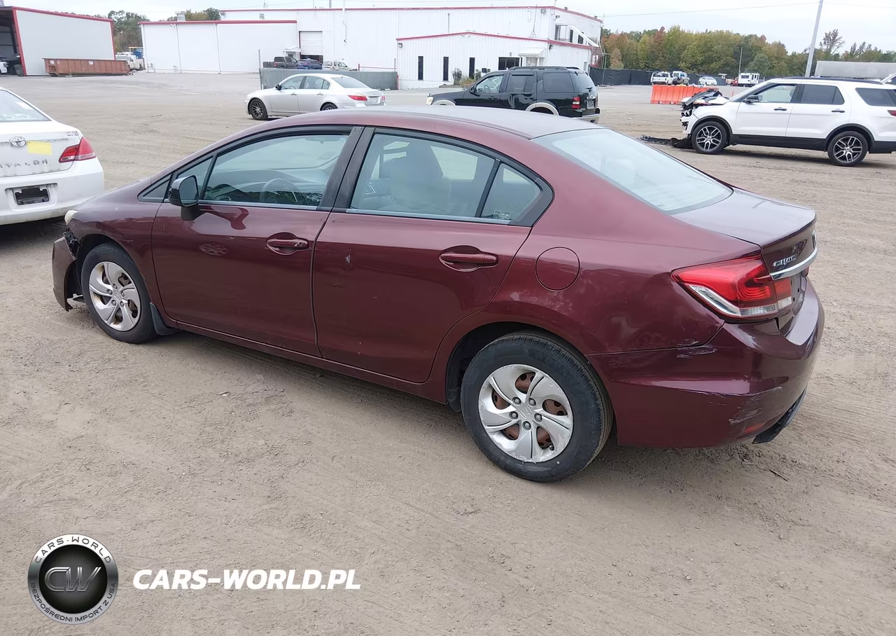 2015 Honda Civic Lx VIN:19XFB2F59FE043206 - 3