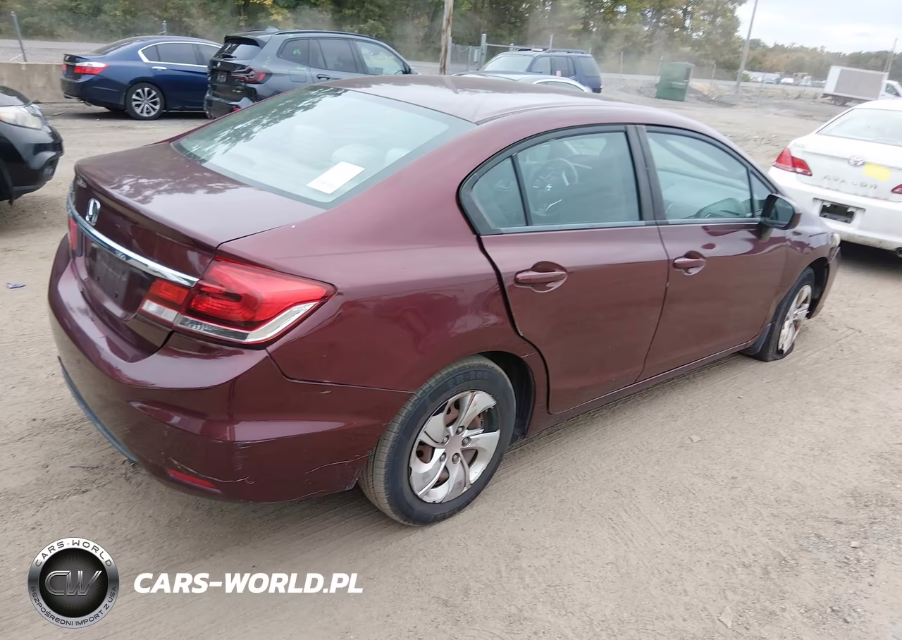 2015 Honda Civic Lx VIN:19XFB2F59FE043206 - 4