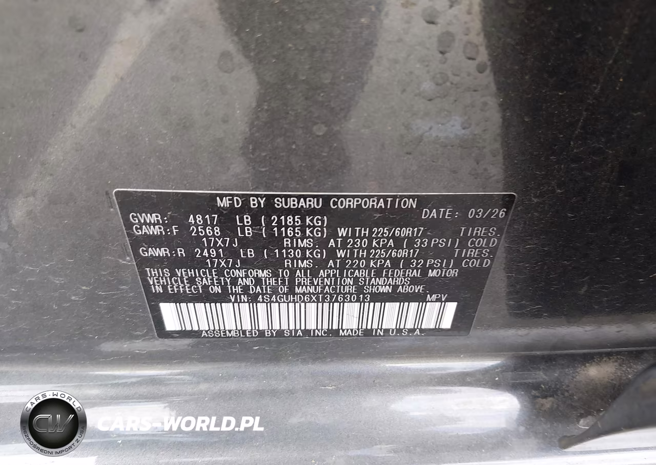 2026 Subaru Crosstrek Premium VIN:4S4GUHD6XT3763013 - 9