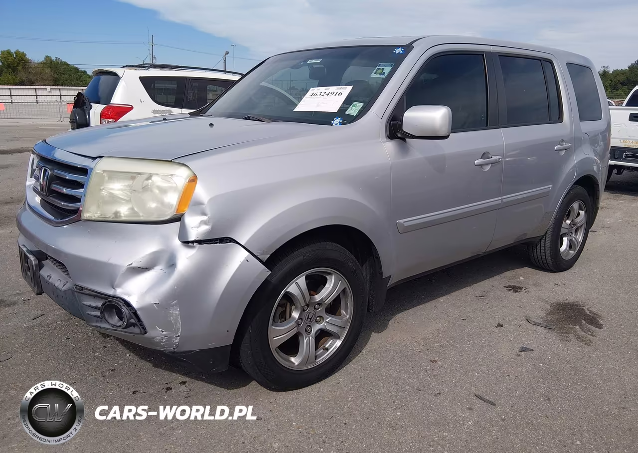 2013 Honda Pilot Ex-L VIN:5FNYF3H53DB013707 - 2