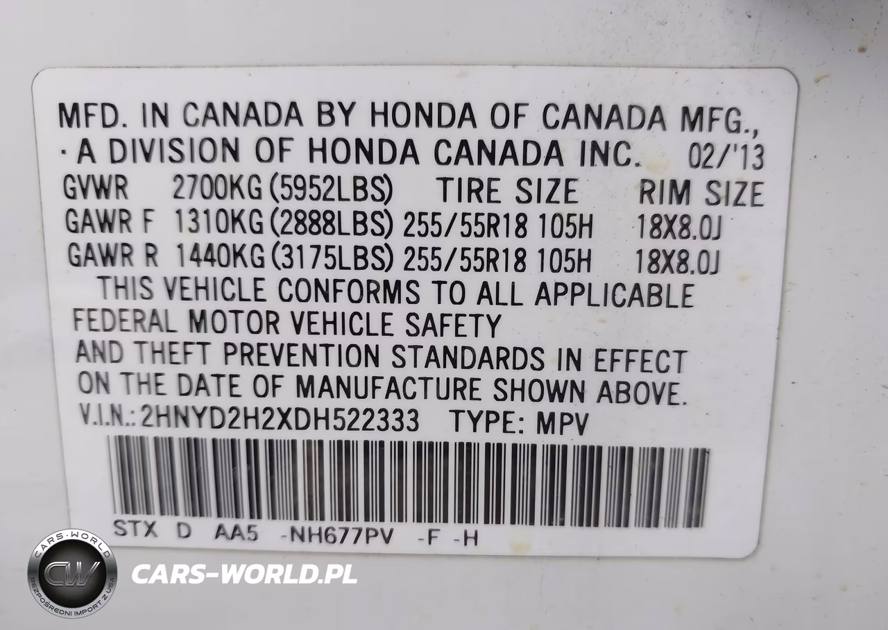 2013 Acura Mdx VIN:2HNYD2H2XDH522333 - 9