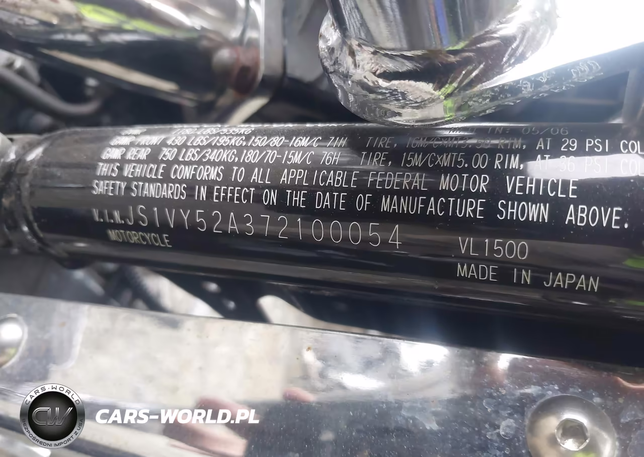 2007 Suzuki Vl1500 VIN:JS1VY52A372100054 - 10