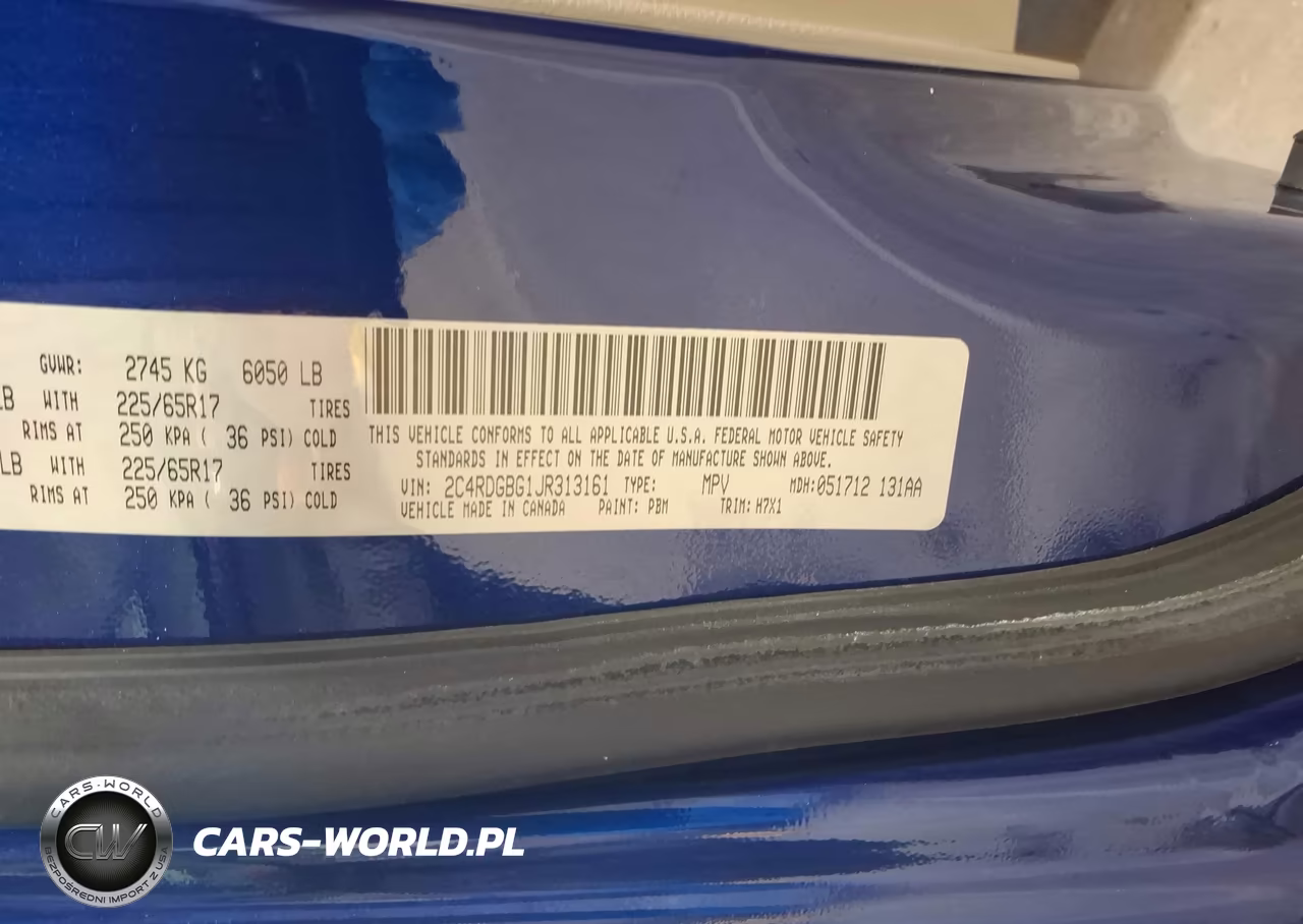 2018 Dodge Grand Caravan Se VIN:2C4RDGBG1JR313161 - 9