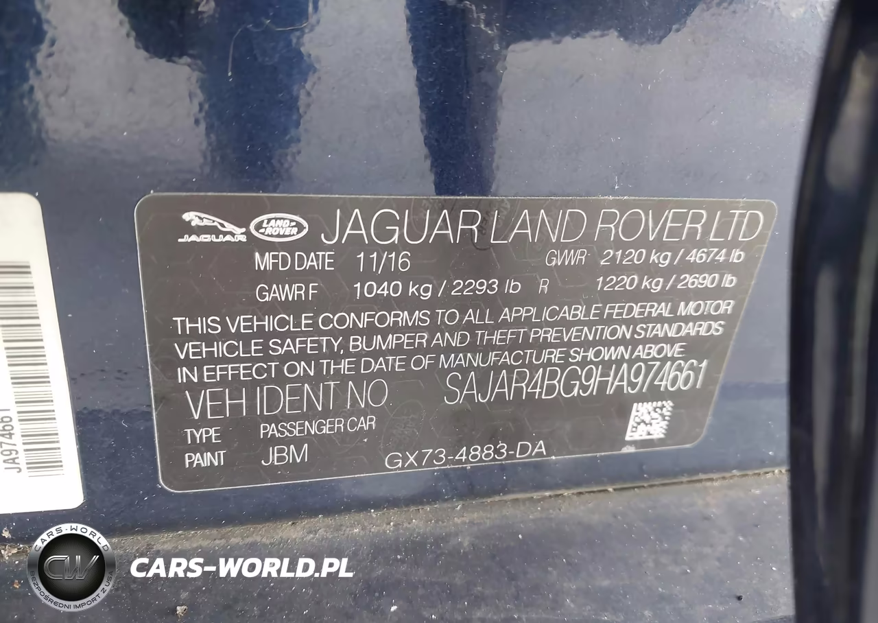 2017 Jaguar Xe 25T VIN:SAJAR4BG9HA974661 - 9