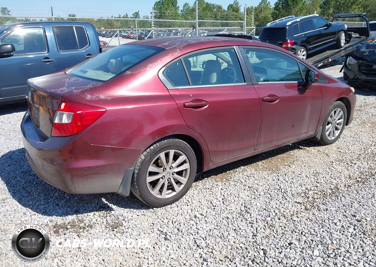 2012 Honda Civic Ex VIN:2HGFB2F87CH539312 - 4
