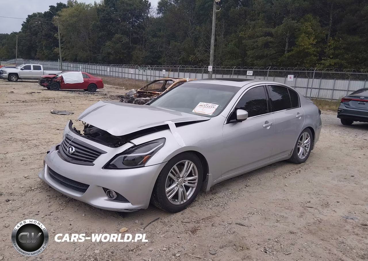 2011 Infiniti G25 Journey VIN:JN1DV6AP2BM831404 - 2