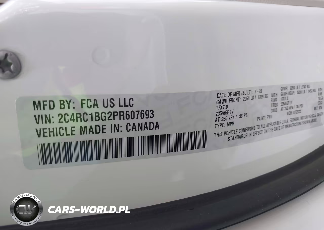 2023 Chrysler Pacifica Touring L VIN:2C4RC1BG2PR607693 - 9