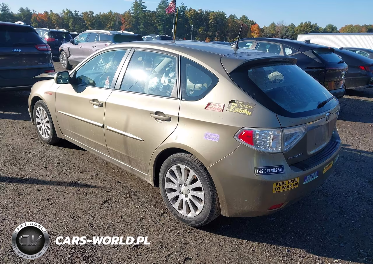 2008 Subaru Impreza 2.5I VIN:JF1GH61608H835600 - 3