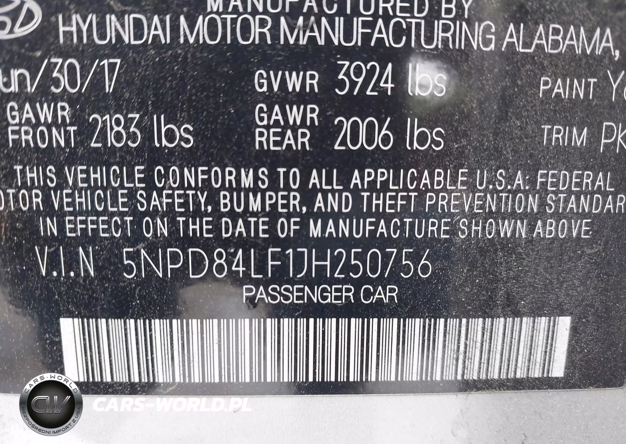 2018 Hyundai Elantra Sel VIN:5NPD84LF1JH250756 - 9