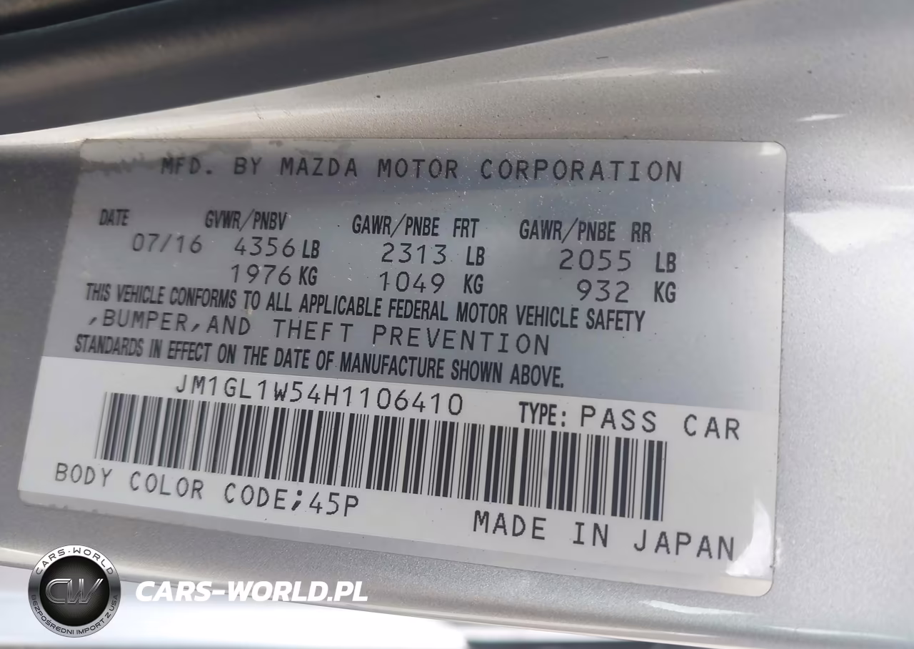 2017 Mazda Mazda6 Grand Touring VIN:JM1GL1W54H1106410 - 9