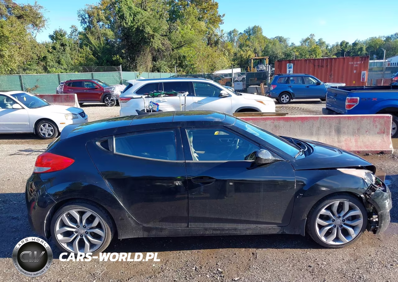 2013 Hyundai Veloster Base W-Gray VIN:KMHTC6AD7DU134247 - 13