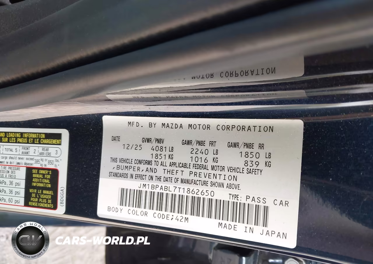 2026 Mazda Mazda3 2.5 S Select Sport VIN:JM1BPABL7T1862650 - 9